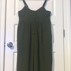 Olive green jumpsuit